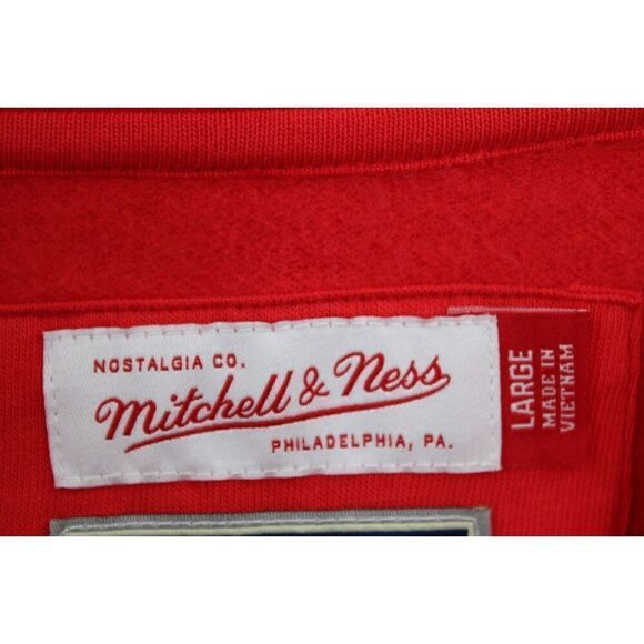 Mitchell & Ness Mens Houston Rockets Hooded Sweatshirt Size Large - Picture 8 of 10